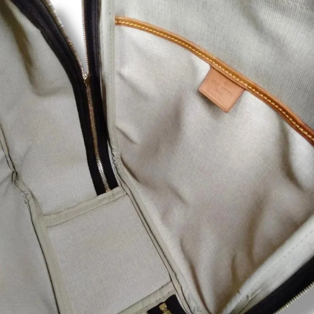 EUC Louis Vuitton LV Hand Bag Excursion Brown Monogram Classic Vintage UNISEX